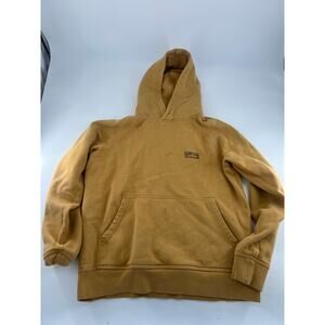 L.L. Bean Hoodie Sweatshirt Small Tan Brown Camel Hoodie Active Lounge Vtg